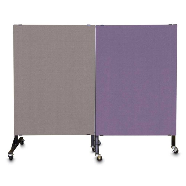 Enclosed Corkboard, 1 Door, 72"x48", 4" Fra